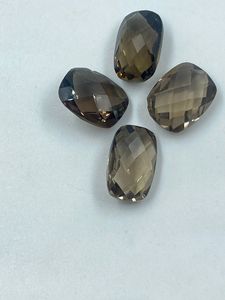 Natural Smoky Quartz <b>Cushion</b> Shape 11.05Carat 7x11MM High Quality Smoky Brown <b>Colour</b> for Jewelry Making 4Pcs - Product Image 5