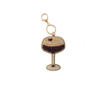 Llavero de Cuentas Tradicionales, Estilo Bordado, Llavero Personalizado con Cuentas Bordadas, Artesanía Hecha a Mano - Product Image 1