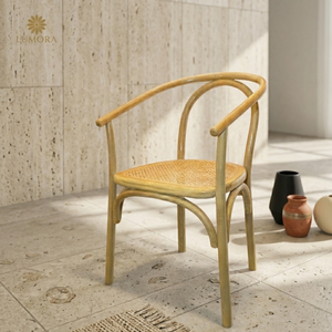 Hikari Modern Ergonomic Dining Chair with <b>Backrest</b> and Polyester Upholstery for Home Office Apartment & Hotel Use - Product Image 4