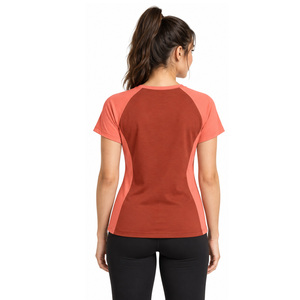 Women Gym T Shirts Cotton Training <b>Tops</b> Custom Wholesale Sportswear Manufacturer OEM ODM Private Label Fitness Apparel Suppliers - Product Image 2