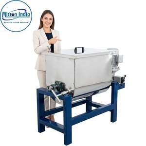 Mélangeur industriel robuste en acier inoxydable Micron India, moteur 440V 2000W, capacité 120KG, garantie 1 an pour l'alimentation et les produits chimiques - Product Image 1