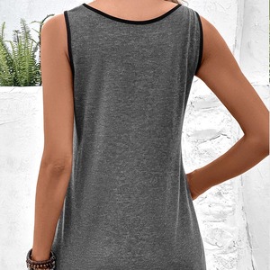 Top Corto de Canalé Personalizado al por Mayor para Mujer, de Alta Calidad, de Spandex Sólido, Transpirable, Suave y Ajustado - Product Image 3