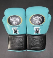 Guantes de Boxeo Profesionales de Alta Calidad a Precio de Mayoreo RTS, No Boxing No Life, Cuero Genuino, Antideslizantes, para Sparring, AS-BG-5047