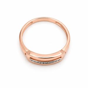 18K <b>Gold</b> Geometric Bar Diamond Accent <b>Ring</b> for Men Minimalist Modern Design Matte and Polished Finish Wedding Party Daily Wear - Product Image 4