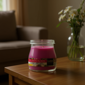 Candela Profumata Floreale in Barattolo 100ml Fragranza per la Casa - Product Image 3