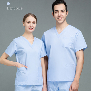 Wholesale Price Custom Made Eco-Friendly Canvas Medical Scrub <b>Sets</b> Unisex Nursing Scrubs <b>Doctor</b> Uniforms Breathable Hospital - Product Image 6