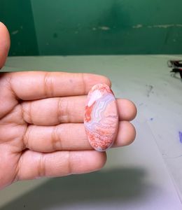 Cabochon en Agate Coton Naturel de Haute Qualité, Pierre Précieuse en Vrac pour la Fabrication de Bijoux - Product Image 3