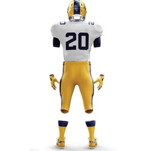 Team Clothing Sports American Football Uniform Short Sleeve Breathable Front Logo Wholesale New Arrival - Product Image 3
