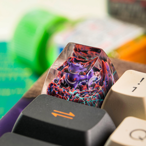 Keycaps Artisanat Forêt Mystique, Keycaps Artisanat Personnalisé, Keycaps Anime Mignons, Keycaps Verts, Ensemble de Keycaps, Keycaps en Bois - Product Image 3