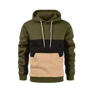 Sweat à capuche pour homme en polyester/coton, coupe ajustée, anti-rétrécissement, de haute qualité, en tissu éponge français, effet délavé, respirant, séchage rapide, avec logo personnalisé - Product Image 1