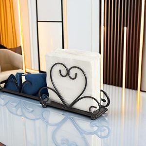 Metal Table Napkin Holder Freestanding <b>Tissue</b> Dispenser for Dining Table Kitchen Counter Restaurant Home Decor - Product Image 3
