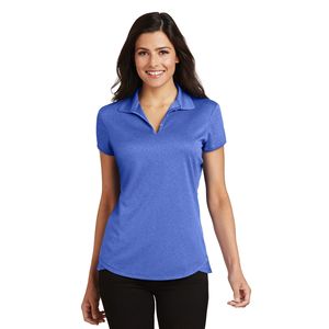Camiseta Polo para Mujer, Modelo L576, Color Heather - Product Image 2