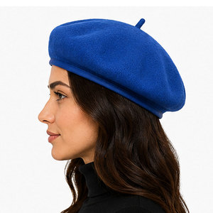 Soft Wool <b>Beret</b> Hat French Inspired Winter Fashion Headwear For Women And Men Premium Felt Comfortable Casual Styling - Product Image 6