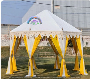 SHREE SIDHI VINAYAK <b>TENT</b> EXPORT Partyzelt Marquee <b>Canopy</b> <b>Tent</b>-Cotton Double Layer MSI Frame Fire Retardant Three-Season UV - Product Image 3