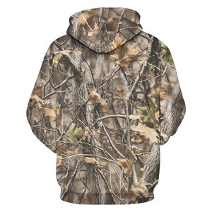 Sweat à capuche pour homme pour la chasse en hiver, en polyester et coton doux, séchage rapide, respirant, équipement de randonnée en plein air - Product Image 2