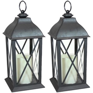 New Trending Factory Selling Matt <b>Black</b> Finish Metal & Glass Candle <b>Lantern</b> With Superior Quality for Wedding & Garden Handmade - Product Image 2