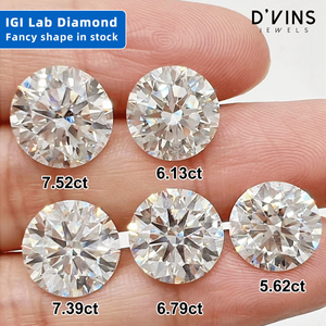 เพชร D'Vins Jewels Lab Grown รูปทรงวงรี สี D ความสะอาด VS1 น้ำหนัก 10.48 กะรัต สำหรับทำเครื่องประดับ - Product Image 2