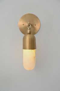 Applique murale moderne en laiton, luminaire rond d'intérieur, lampe décorative pour entrée, design léger - Product Image 4