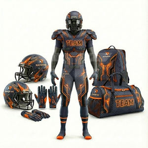 Uniformes de Fútbol Americano Personalizados con Bordado, Tela de Malla Premium, Diseño de Equipo Personalizado - Product Image 3