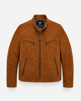 Veste en cuir suédé marron pour homme, coupe classique, fermeture éclair, style motard, patchwork, coupe-vent, respirante, vêtement d'extérieur d'hiver avec poches poitrine