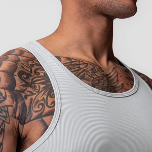 2026 Casual <b>Black</b> Sleeveless <b>Tank</b> <b>Top</b> O-Neck Knitted Breathable Solid Color Casual Fitness Wear - Product Image 2
