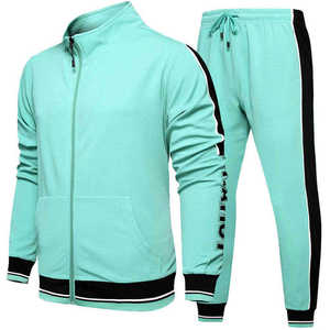 Conjunto Deportivo Unisex, Cómodo, Informal, para Correr, de 2 Piezas, Transpirable, Ecológico, de Poliéster/Algodón, Corte Ajustado, para Fitness - Product Image 5