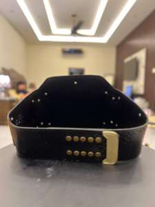 เข็มขัดแชมป์มวยปล้ำคุณภาพสูง หนักแน่น ทนทาน ผลิตตามสั่ง OEM หนัง PVC+โฟม XPE  โลโก้/สีตามสั่ง Unisex FIT2U WEARS - Product Image 3