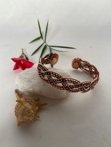 100% Pure <b>Copper</b> Handmade Eco-Friendly Polished Luxury Healing Cuff Bracelet - Product Image 1