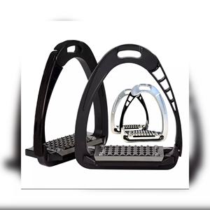 Estribos de Seguridad Ligeros para Caballos, de Aluminio, con Liberación Rápida y Estabilidad, Color Negro - Product Image 6