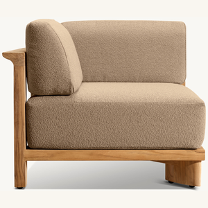 Sofá esquinero para un asiento cómodo en una sala de estar de estilo moderno, hecho de madera resistente y un sofá suave y afelpado. - Product Image 2