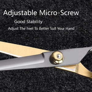 Professional Hair Scissors Set Stainless Steel Thinning Shears Salon <b>Barber</b> Tools Right Handed Long Handle Sharp <b>Blade</b> - Product Image 5