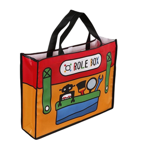 Custom Reusable <b>Polypropylene</b> PP Woven Tote <b>Bag</b> with Shoulder Strap Waterproof Logo Design for Gifts OEM/ODM in Vietnam - Product Image 4