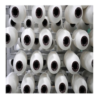 Fil de coton cardé 100% recyclé, doux et durable, qualité supérieure NE 32s/1, pour la tissage de tissus et de vêtements