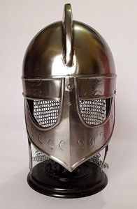 Viking Wolf Armor Helmet Medieval Knight Chainmail Polished Gravure Printing Norse Warrior for Cosplay Armor - Product Image 3