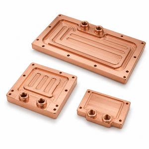 Placa Fría Líquida de Cobre de Alto Rendimiento para Enfriamiento de Servidores de IA y Centros de Datos, Mecanizada por CNC - Product Image 4