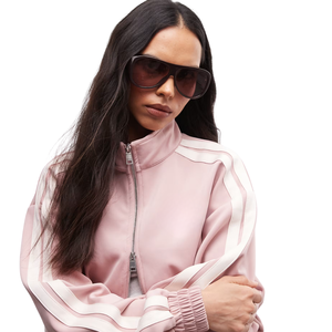 Women Fleece Cropped Crew Neck Sweatshirt Tracksuit Set <b>Cuffed</b> Jogger <b>Trousers</b> Casual Winter Two Piece Lounge Outfit - Product Image 5