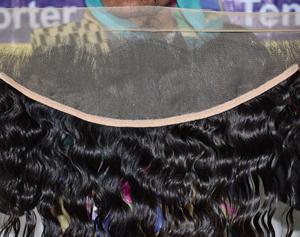 Extensions de Cheveux Humains Indiens Remy Ondulés Frontaux 13*6 originaux Vente en gros Raw Virgin sans traitement chimique 100g Livraison rapide - Product Image 5