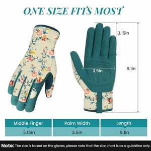 Gants de jardinage en cuir synthétique Amara de qualité supérieure avec logo personnalisé, doux et confortables, résistants à la chaleur, pour la sécurité des mains - Product Image 2