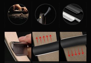 Rasoir de beauté pliable en acier inoxydable pour les professionnels, rasoir facial pour une peau lisse et impeccable, qualité supérieure - Product Image 5