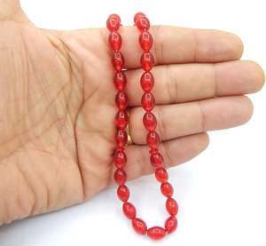 Rosario Musulmán Islámico Perlin, Tesbih, Tasbih, Tespih, Misbaha, Subha, de Forma Ovalada, con Cuentas de Oración Étnicas - Product Image 1