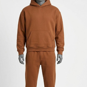 Wholesale Custom 100% Cotton Heavyweight Fleece <b>Pullover</b> Streetwear Drop Shoulder <b>Men's</b> Hoodies Sweatshirts - Product Image 6