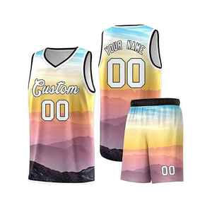 Camiseta Deportiva de Baloncesto para Hombre, 100% Poliéster, Talla Grande, Transpirable, con Bordado y Sublimación, Sin Mangas - Product Image 6