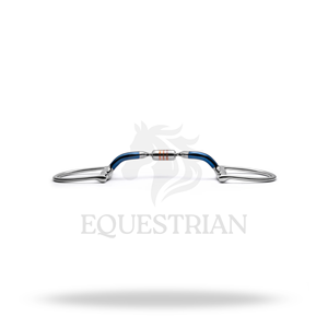 Mors à rênes en fer doux à anneau en D fendu, type capsule à port bas, taille standard pour le contrôle équestre - Product Image 3