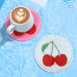 Juego de Posavasos Decorativos Hechos a Mano con Cuentas, Estilo Boho, Resistentes al Calor, Antiarañazos, Regalo Perfecto para Fiestas de Café, Té y Hogar - Product Image 5