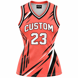 Maillot de basket-ball personnalisé pour jeunes hommes et femmes, vêtements de sport respirants, à séchage rapide, sans manches, de haute qualité, pour toutes les saisons - Product Image 1
