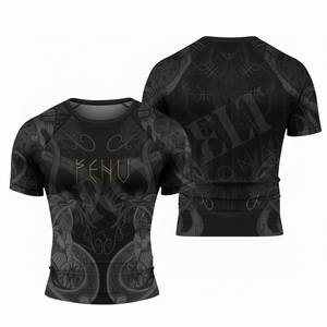 เสื้อรัดรูปแขนสั้นสั่งทำขายส่ง พิมพ์ลายกีฬาตามสั่ง ป้องกันรังสียูวี สำหรับออกกำลังกาย เล่นเซิร์ฟ และฟิตเนส - Product Image 2