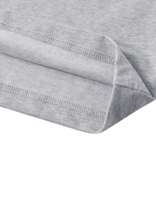 Oversized Men's 100% Cotton T-<b>Shirt</b> Plain Solid Color O-Neck Short Sleeve Casual Plus Size Jersey Knitted Tee - Product Image 5