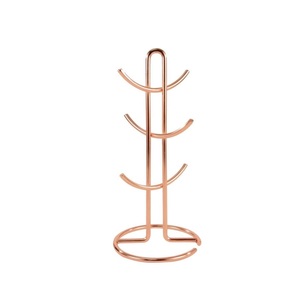 Top Selling Modern Eco-Friendly Metal <b>Mug</b> Rack Kitchen Countertop Coffee Cup <b>Holder</b> <b>Stand</b> Customized Size Shape Hooks - Product Image 3