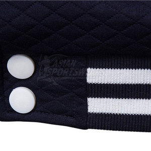 Chaqueta Varsity para Hombre, Estilo Clásico, Tejido de Lana, Logotipo Frontal, Transpirable, Ecológica, para Ropa de Invierno Informal - Product Image 5