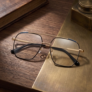 Montures de lunettes en titane pour hommes, anti-lumière bleue UV420, carrées, monture intégrale, légères, titane pur, sur mesure, RX, OEM, ODM - Product Image 4